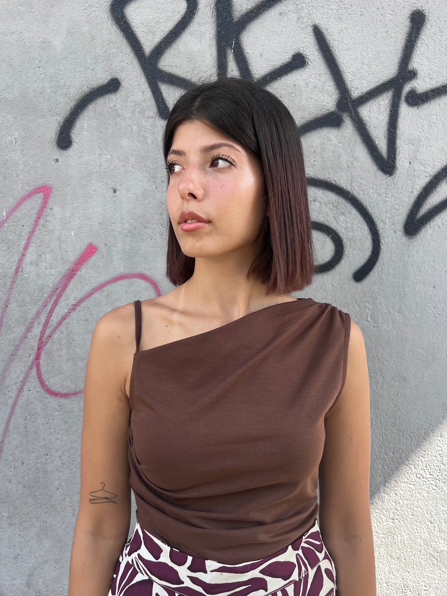 SUSY MIX CANOTTA MONOSPALLA ROBY MORO