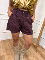 SHORT STELLINA TELA PARACADUTE FICO SUSY MIX