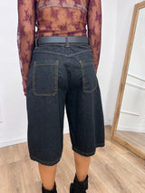 BERMUDA DENIM UTILITY GAIA DARK SUSY MIX