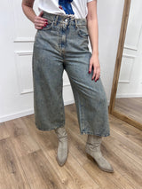 SUSY MIX DENIM BERMUDA PALAZZO MARTY SABBIATO