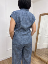 GIACCA M/ALETTA AVVITATA BOTTONI NORA DENIM MOTEL