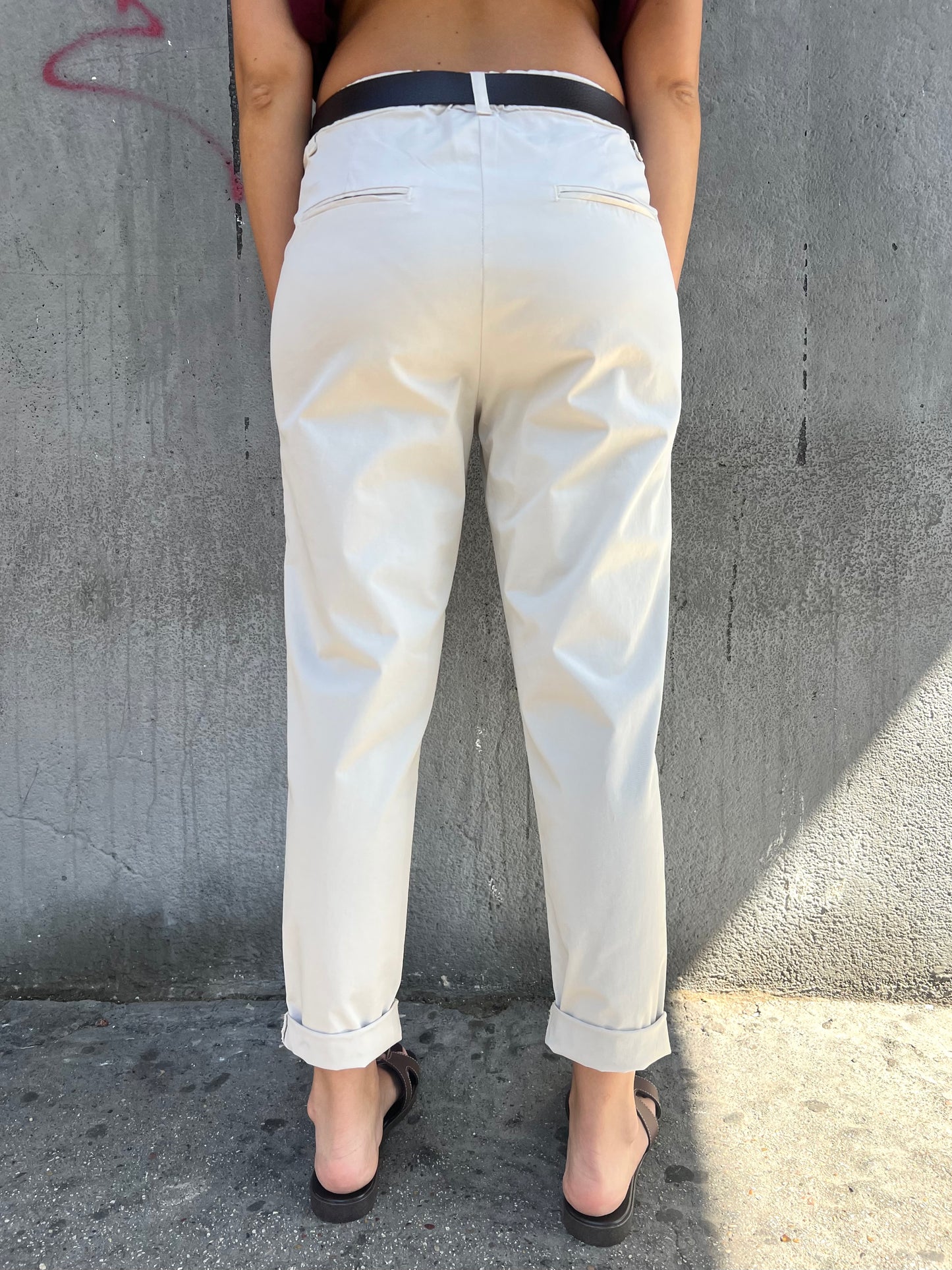 SUSY MIX PANTALONE CHINO GABRIELLA BURRO