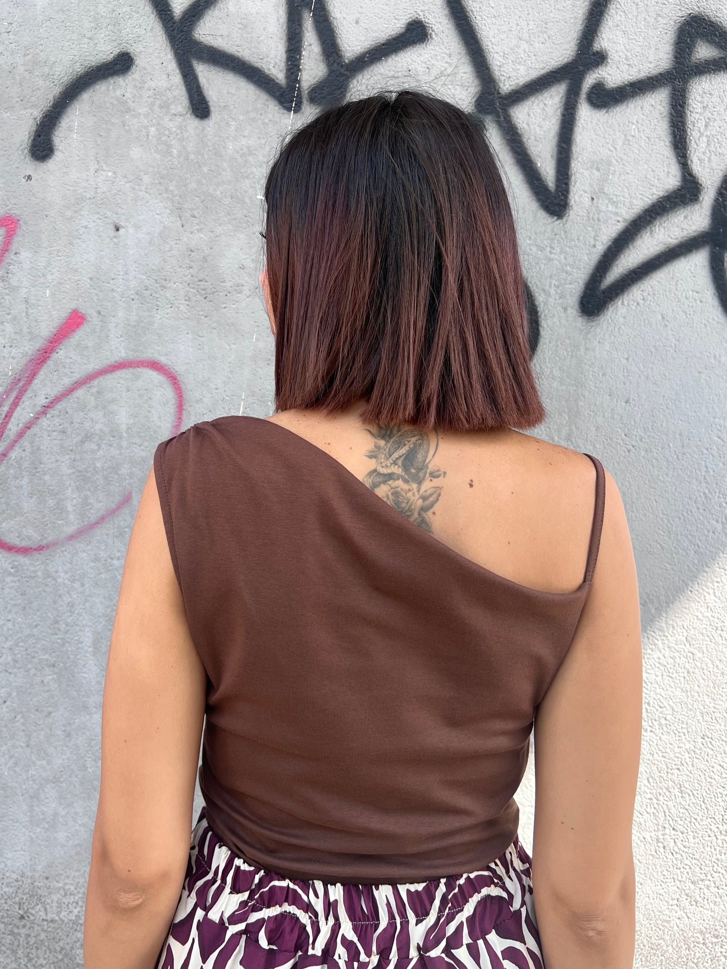 SUSY MIX CANOTTA MONOSPALLA ROBY MORO
