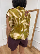 BLUSA S/M BOTTONI FANTASIA ASTRATTA FICO SUSY MIX