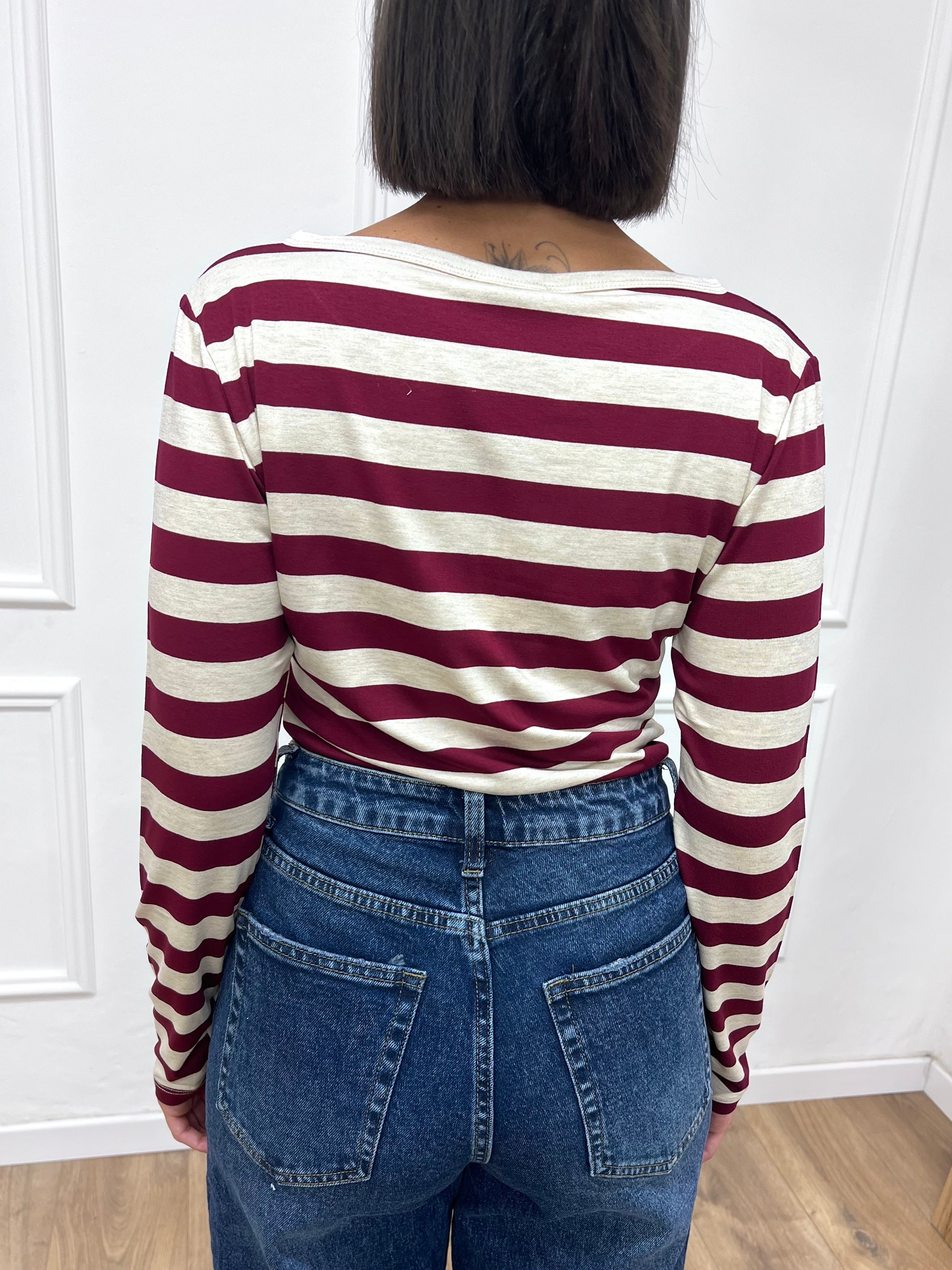 MAGLIA SERAFINO SCOLLO V RIGATA BAROLO SUSY MIX
