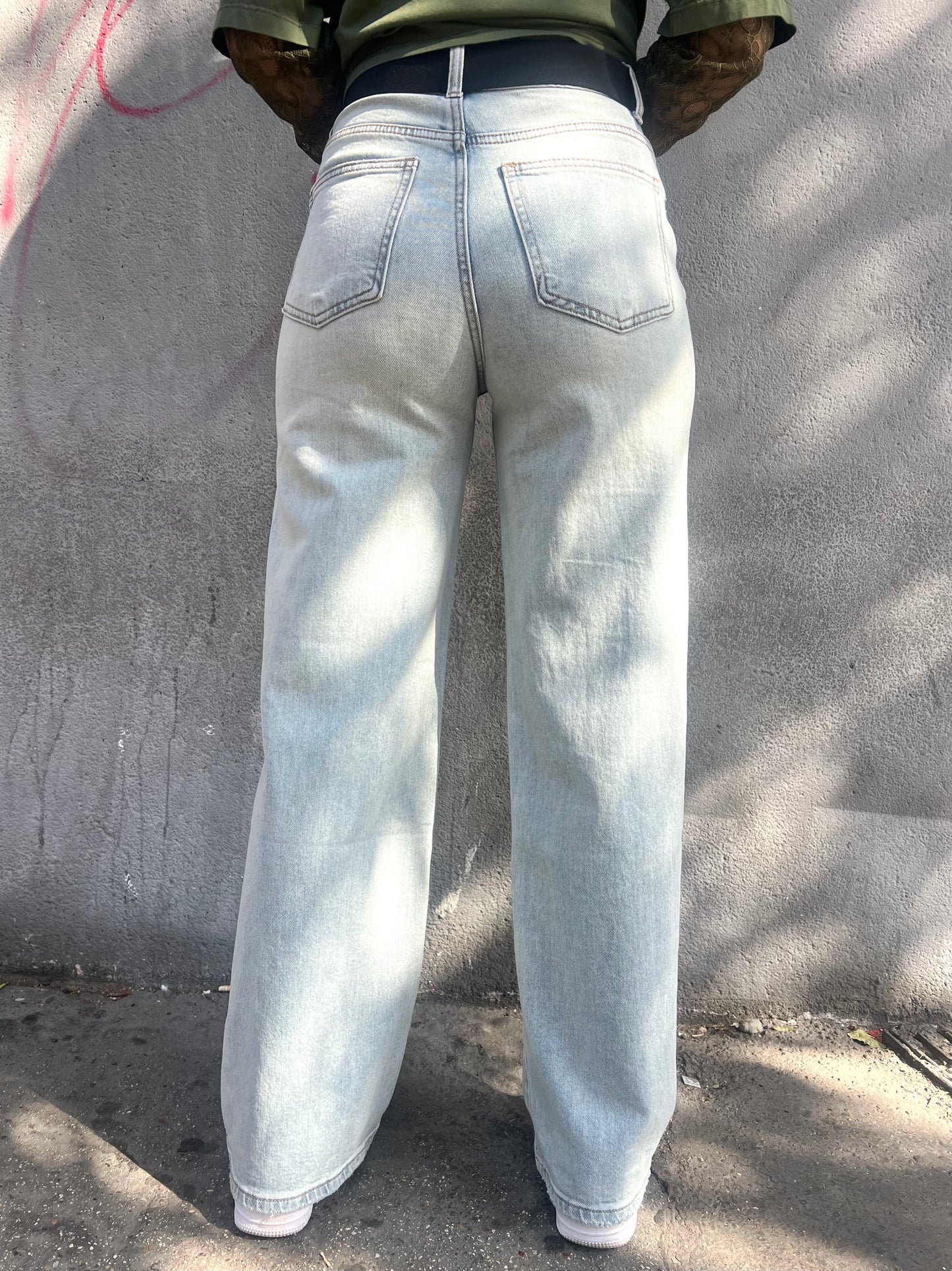 DENIM VITA ALTA FULL LENGHT SARAH SABBIATO