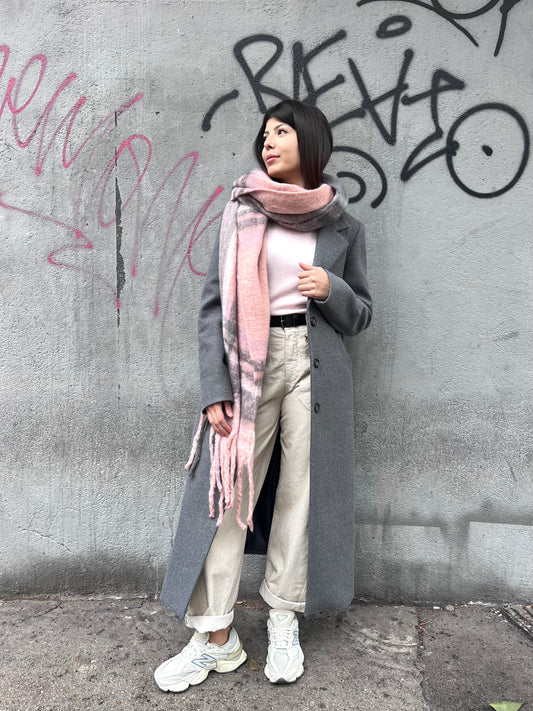 SUSY MIX CAPPOTTO MONOPETTO JELISE GRIGIO