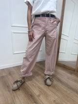 PANTALONE COTONE BALLON  STELLINA ROSA SUSY MIX