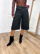 BERMUDA DENIM UTILITY GAIA DARK SUSY MIX