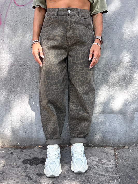 SUSY MIX DENIM BALLON MACULATO GRIGIO