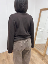 T-SHIRT GIROCOLLO MANICA CAMPANA MORO SUSY MIX