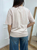 T-SHIRT M/C GIROCOLLO “DARLING” CIPRIA SUSY MIX