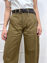 PANTALONE BALLON STELLINA TELA DENIM FANGO SUSY MIX