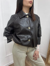 BOMBER ECO TRAMA INTRECCIATA BOTTEGA MORO SUSY MIX