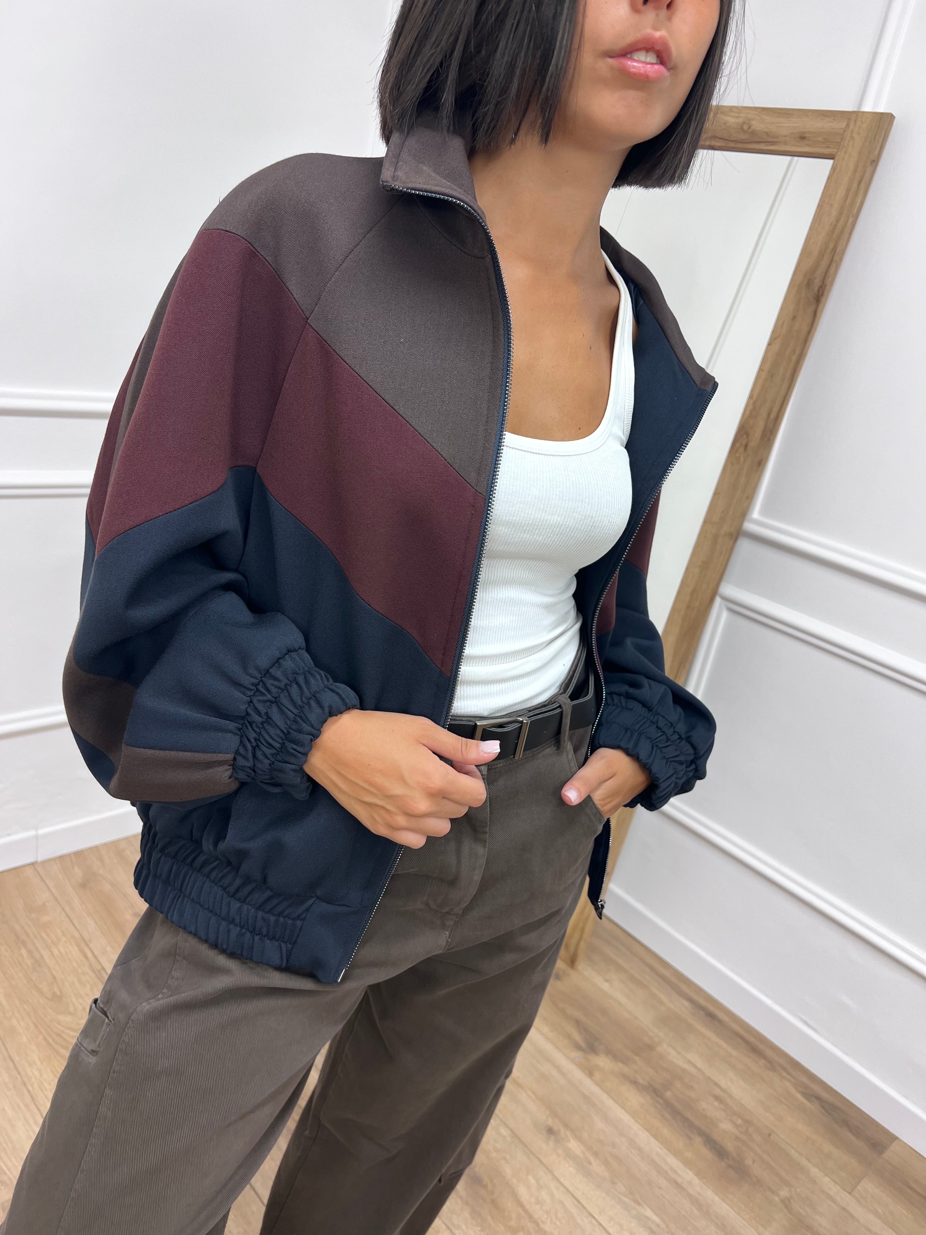 GIUBBINO BOMBER CHEVRON ASPEN MORO SUSY MIX