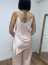 CANOTTA SATIN ASIMMETRICA IRMA ROSA SUSY MIX