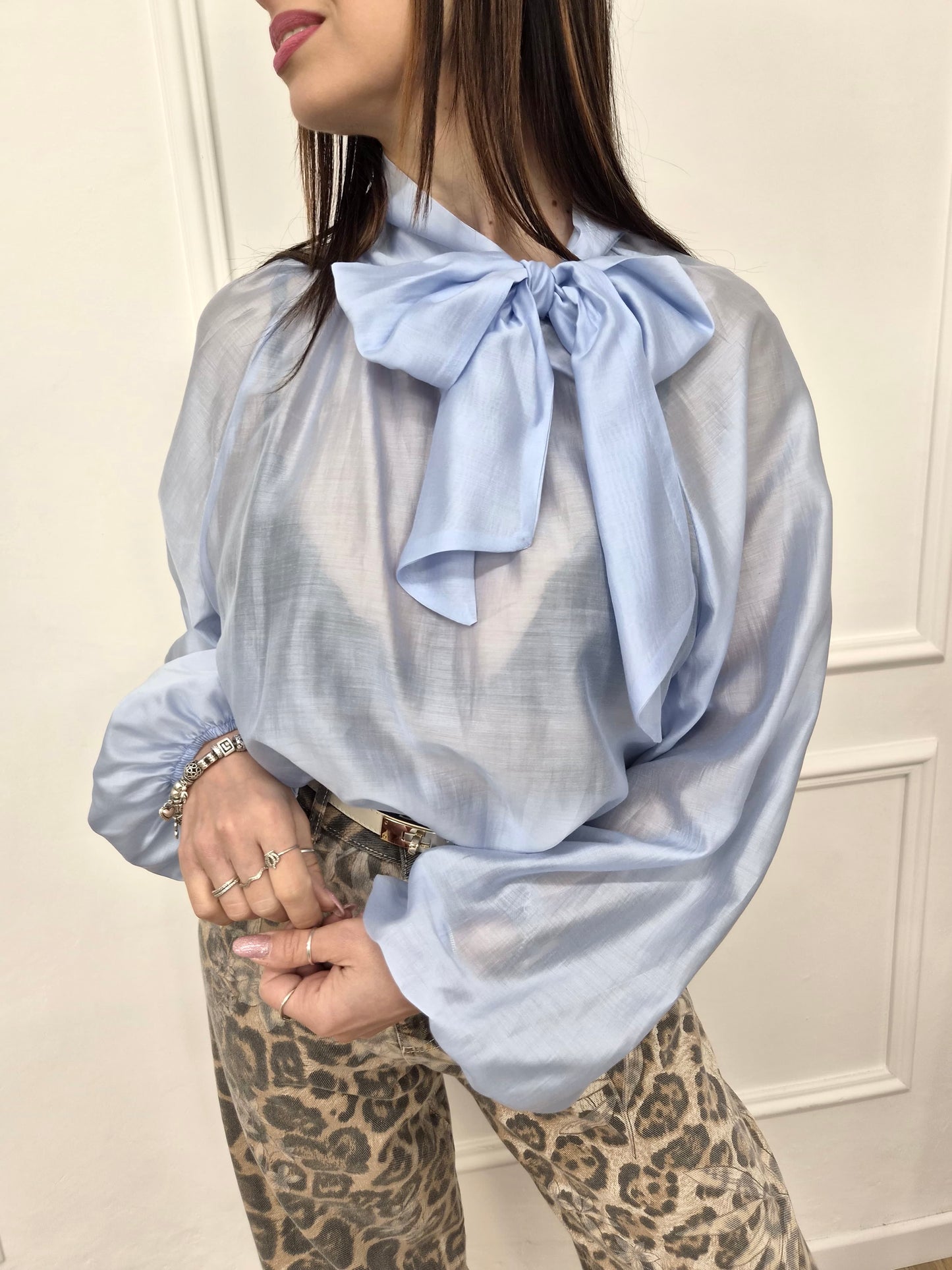 SUSY MIX BLUSA CON FIOCCO BARBARA CIELO