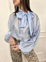 BLUSA CON FIOCCO BARBARA CIELO SUSY MIX
