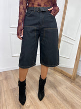 BERMUDA DENIM UTILITY GAIA DARK SUSY MIX