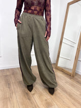 PANTALONE JOGGING BANDA ELENA VERDE SUSY MIX