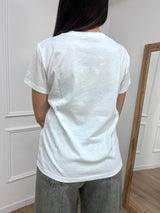 T-SHIRT M/C BASIC “. BASSOTTO” BIANCO SUSY MIX