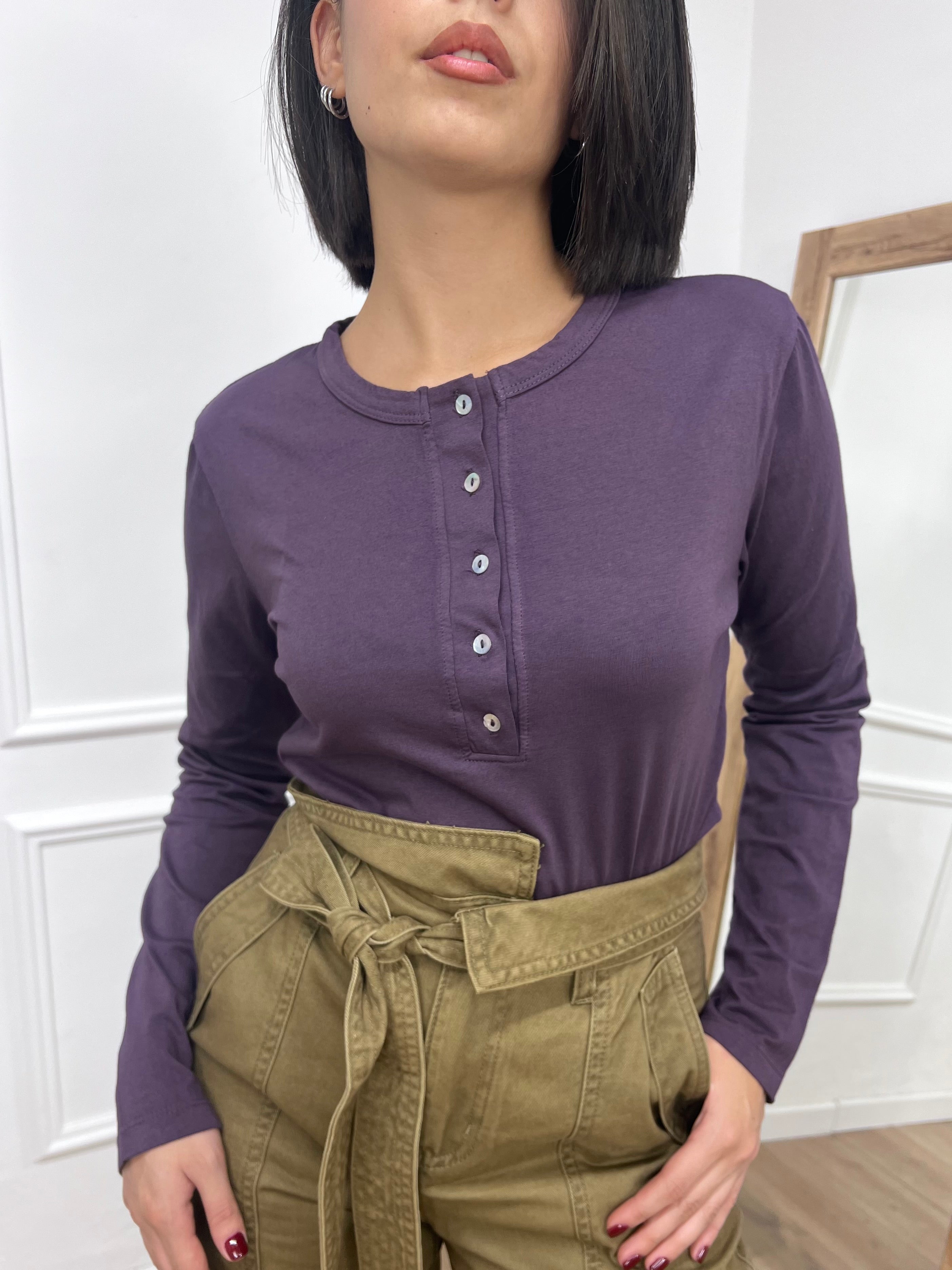 MAGLIA SERAFINO M/LUNGA PRUGNA SUSY MIX