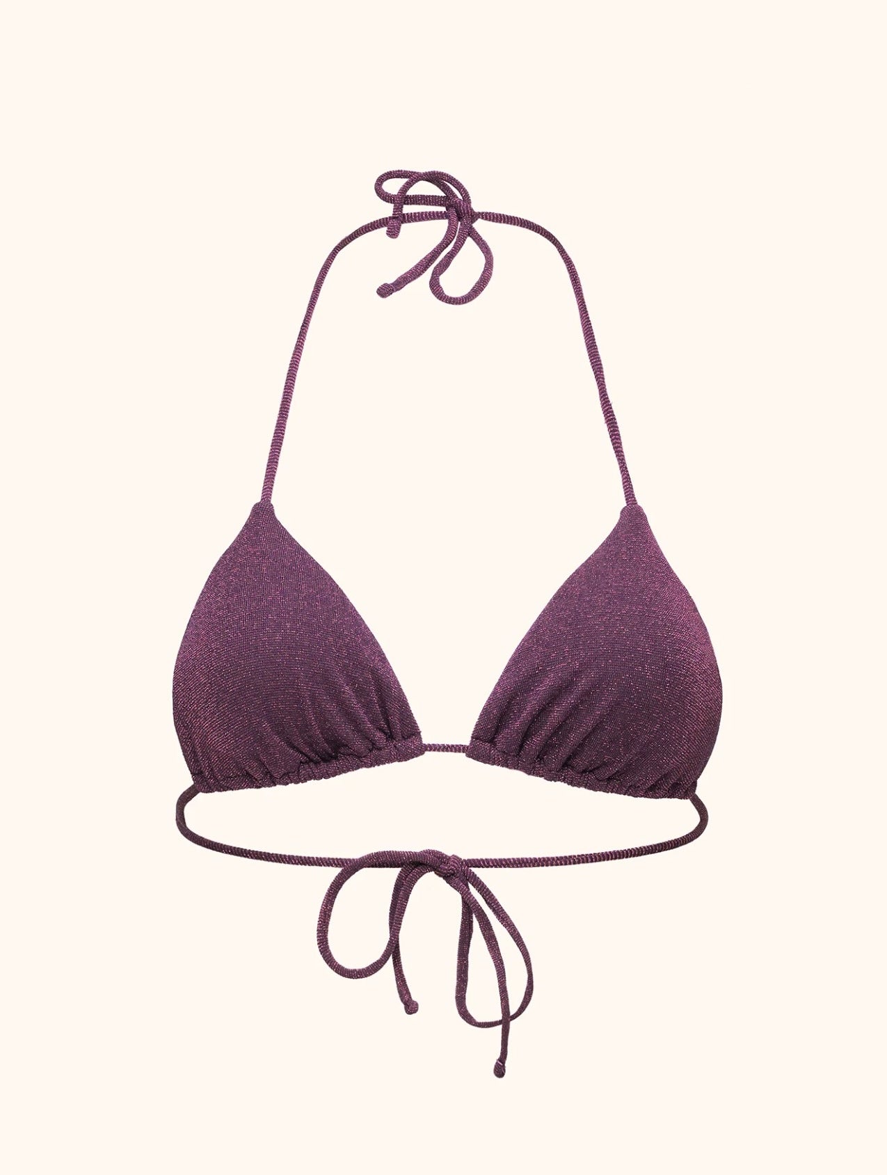 TRIANGOLO REGOLABILE LUREX BORDEAUX ME FUI