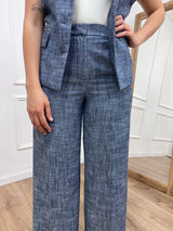 PANTALONE FULL LENGHT NORA COLOR DENIM MOTEL