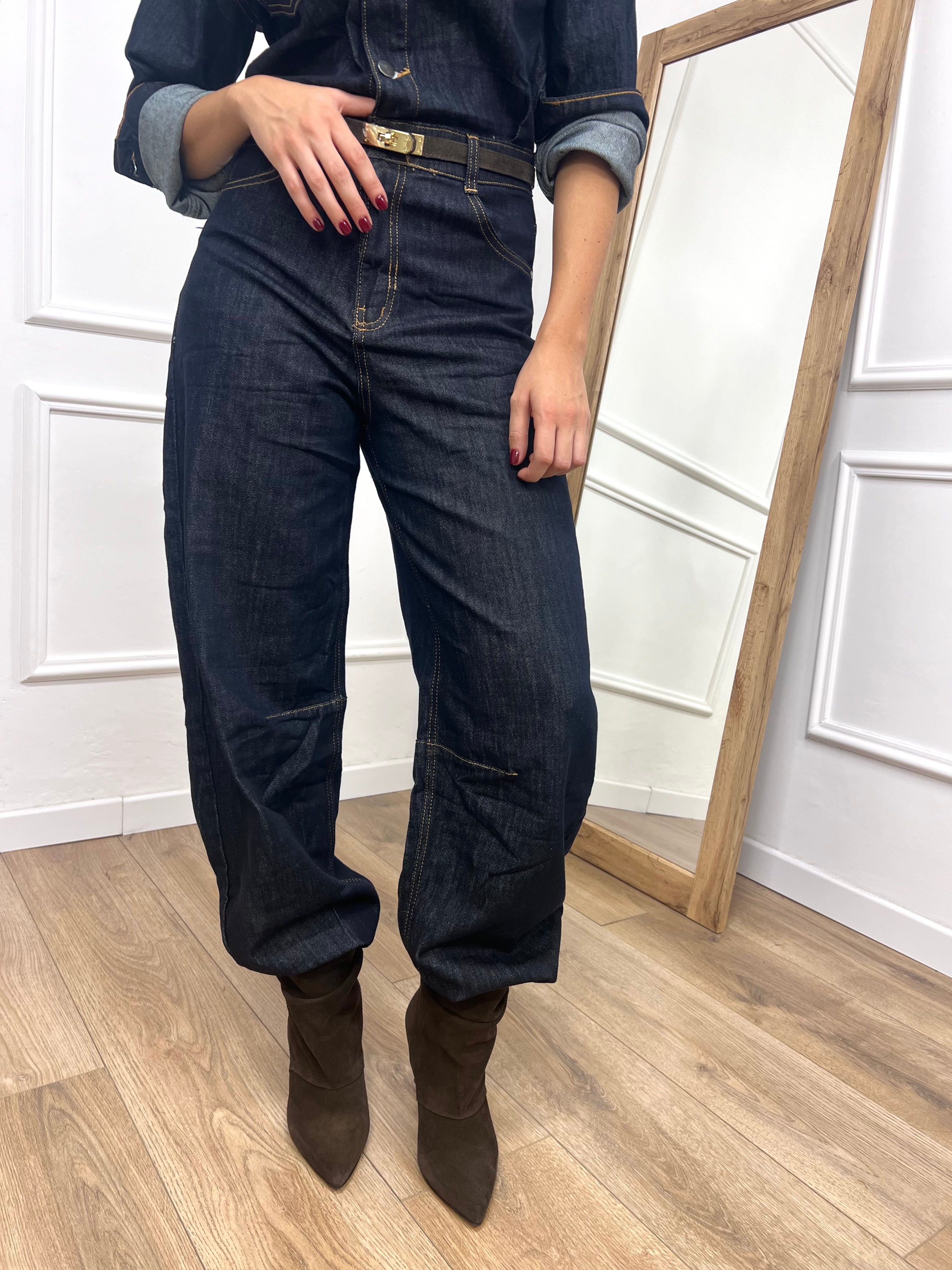 JUMPSUIT DENIM MODELLO BARREL BLU ZERO BOSTON
