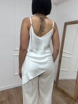 CANOTTA SATIN ASIMMETRICA IRMA LATTE SUSY MIX