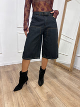 BERMUDA DENIM UTILITY GAIA DARK SUSY MIX