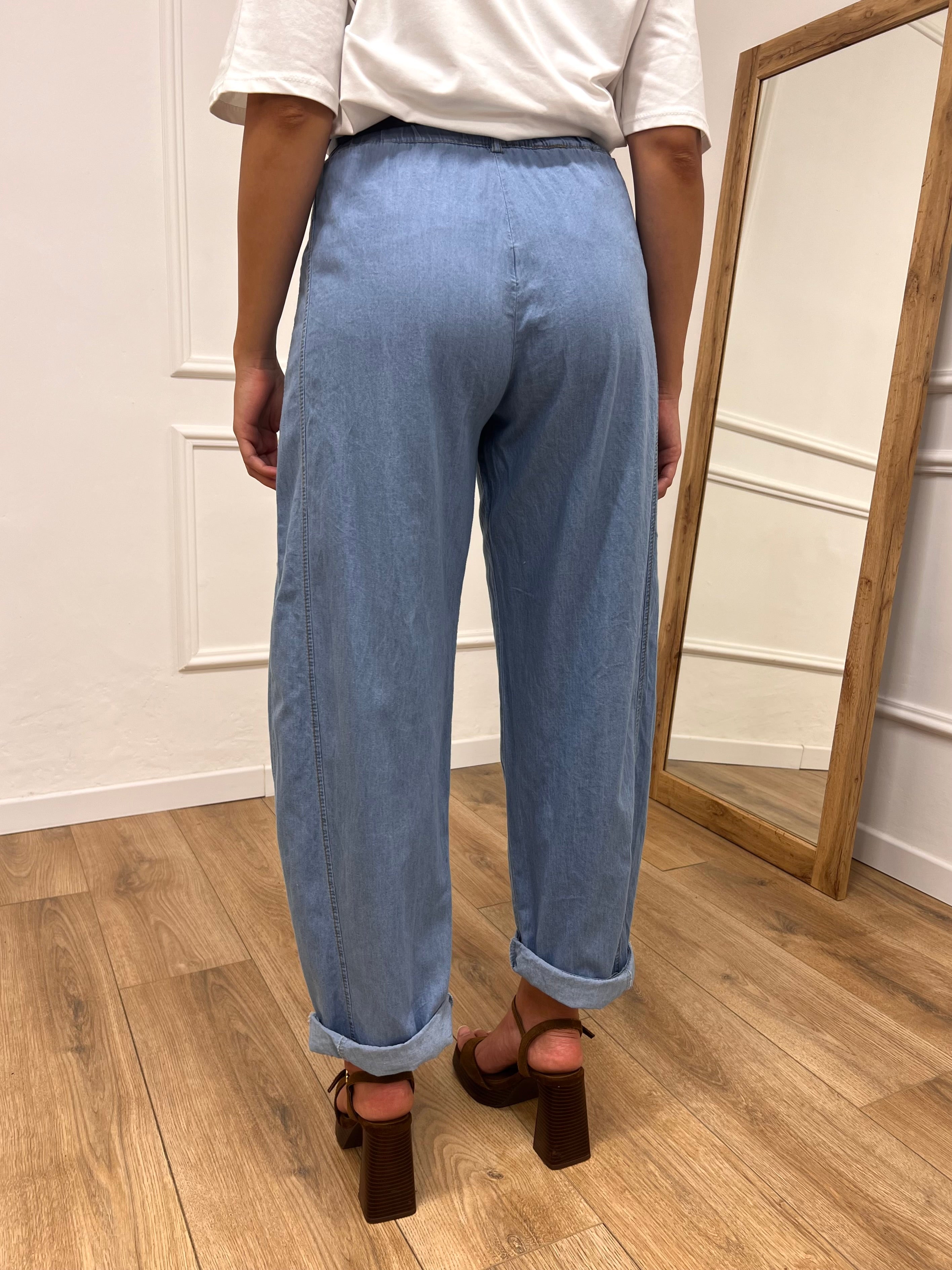DENIM BALLON STELLINA LIGHT CHAMBRAY SUSY MIX