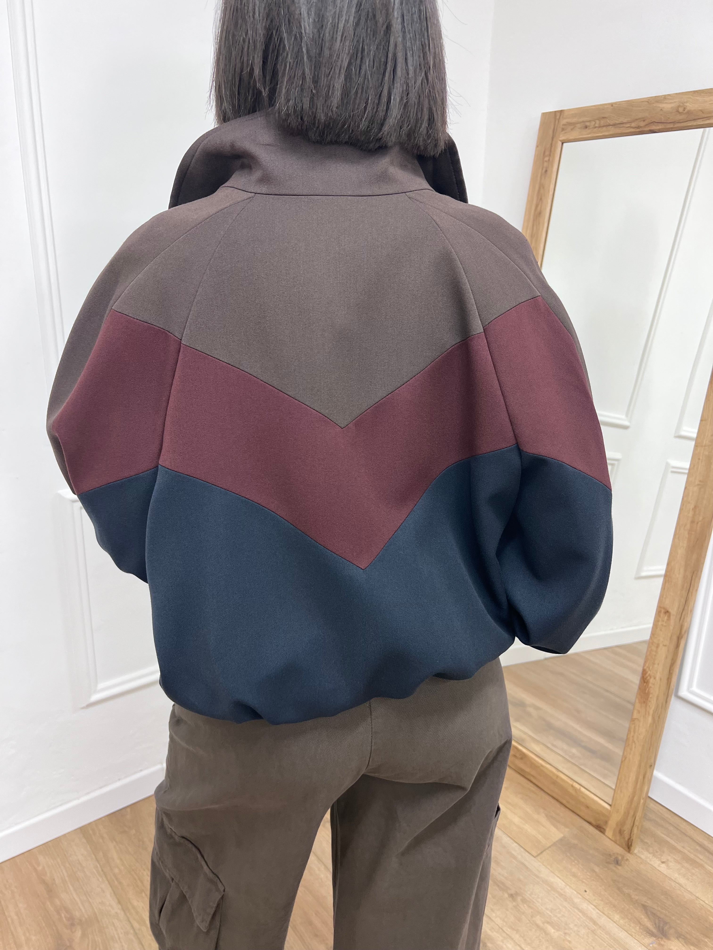 GIUBBINO BOMBER CHEVRON ASPEN MORO SUSY MIX