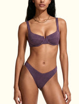 REGGISENO LUREX CON FERRETTO BORDEAUX ME FUI