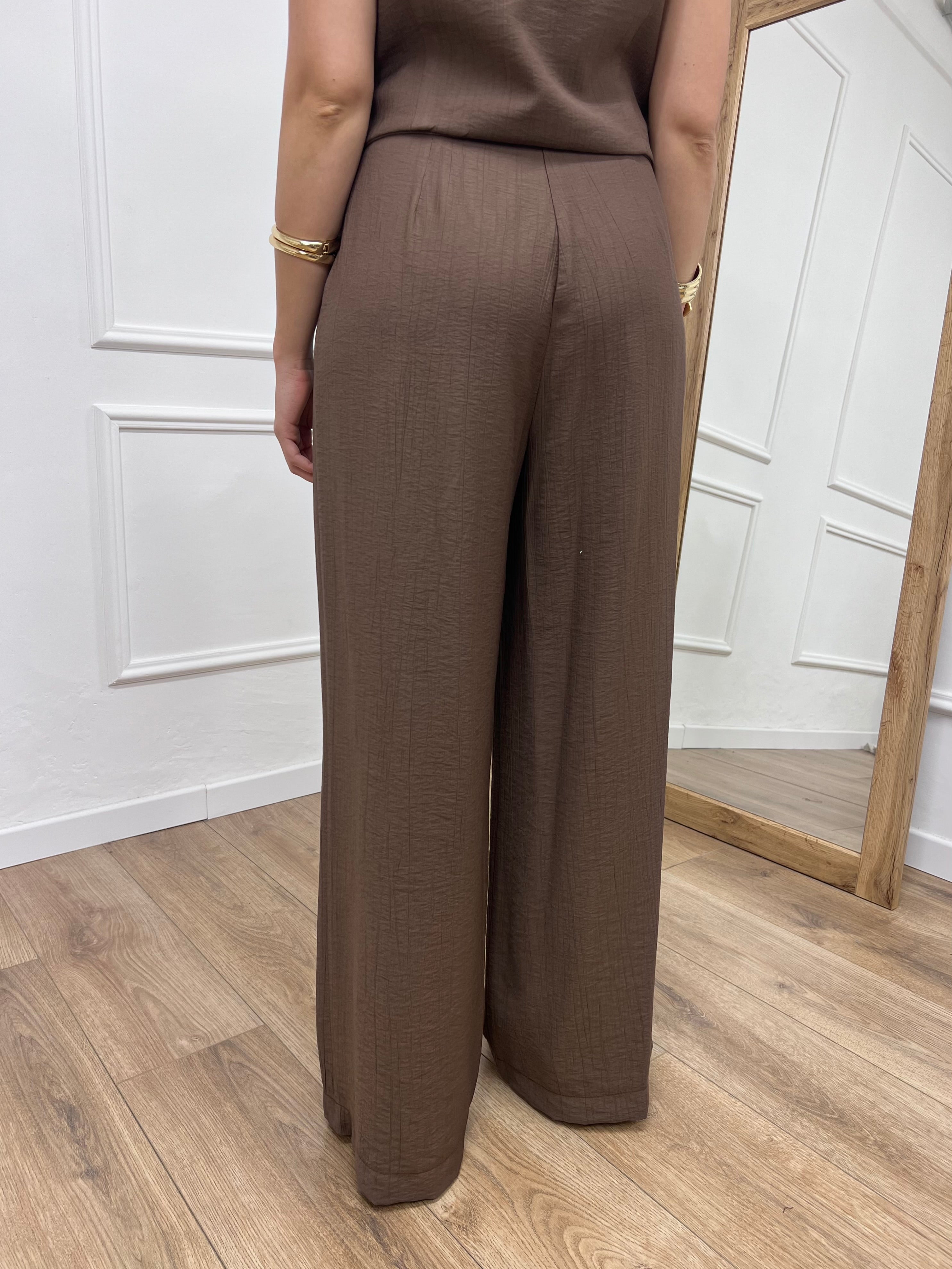 PANTALONE CREP PINCES VANIA MORO SUSY MIX