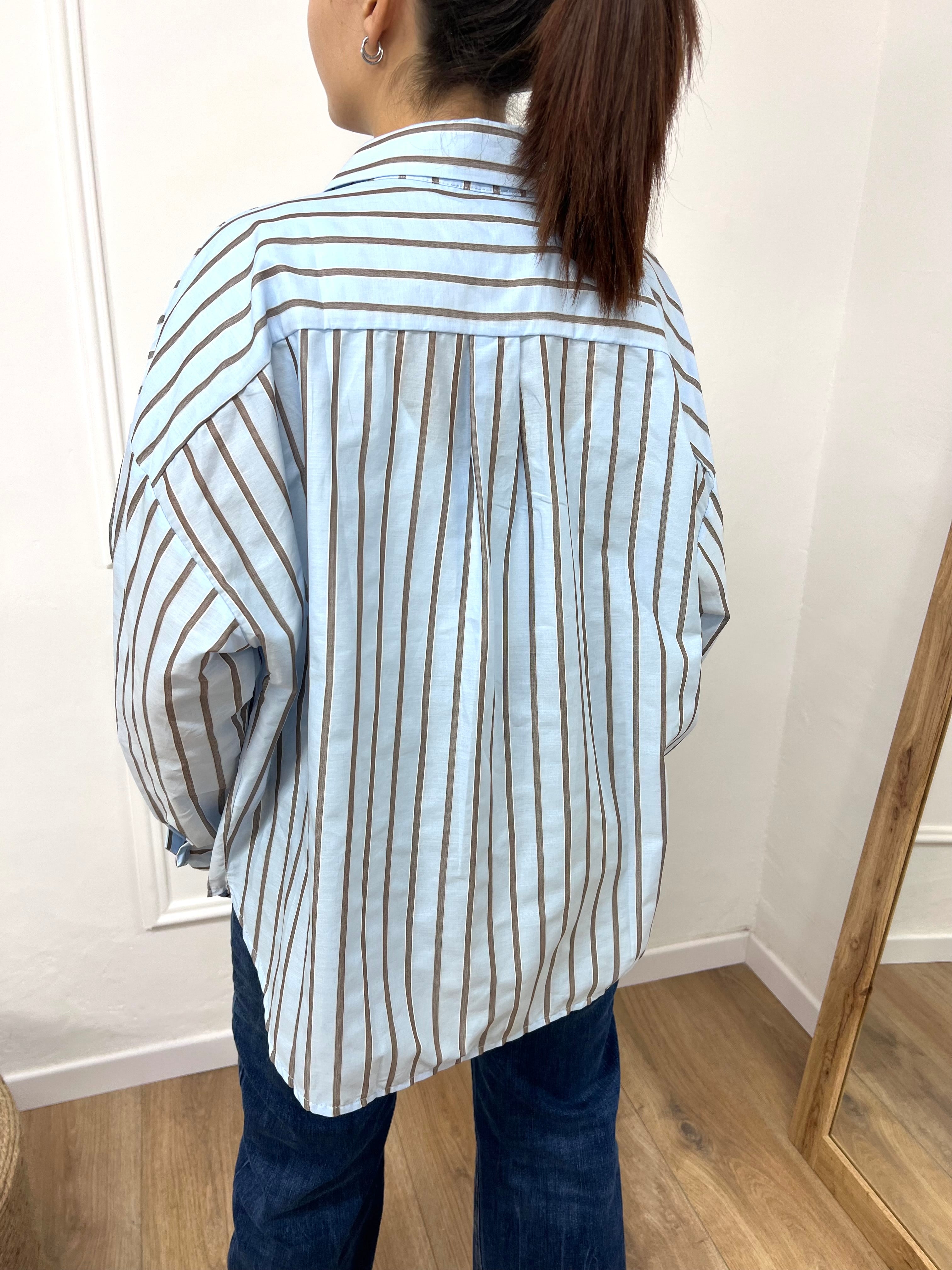 CAMICIA OVER GESSATA PENNY CELESTE SUSY MIX