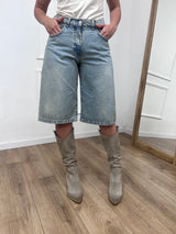 BERMUDA DENIM CAROLA SABBIATO CHIARO SUSY MIX