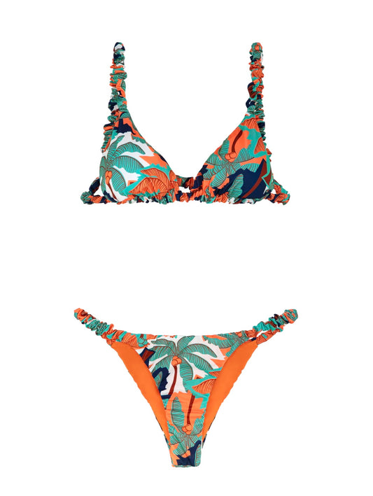 BIKINI TRIANGOLO E SLIP BRASILIANO FISSO EXOTIC