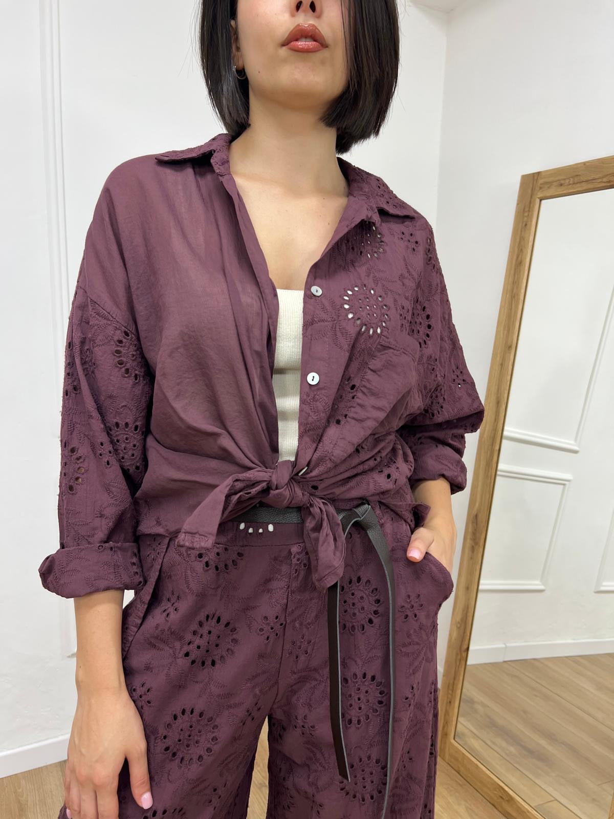 CAMICIA LUNGA SANGALLO PATTY FICO SUSY MIX