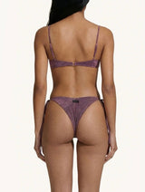 SLIP LUREX AMERICANO REGOLABILE BORDEAUX ME FUI