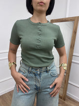 MAGLIA M/C SERAFINO COSTINE BENNY MILITARE MOTEL