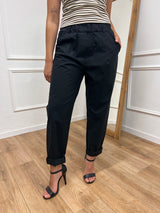 PANTALONE BOY PASSANTI T.PARACADUTE NERO SUSY MIX