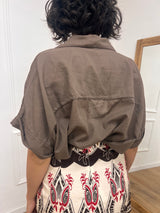CAMICIA LUNGA MUSSOLA M/C BOTTONI JALE MORO SUSY MIX