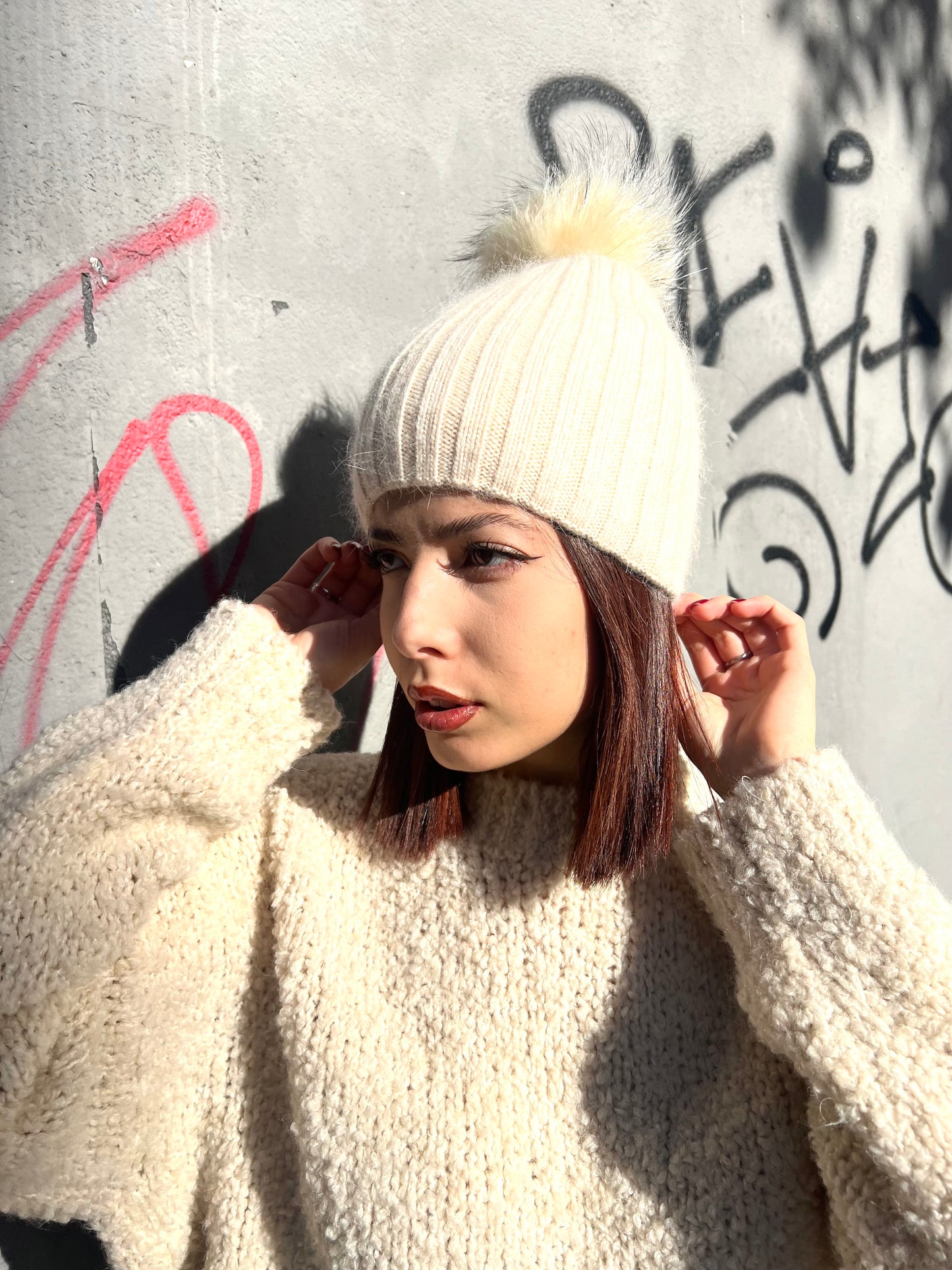 CUFFIA COSTE CON PON PON RIMOVIBILE BURRO