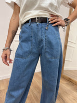 DENIM CHAMBRAY  BALLON STELLINA LIGHT BLU SUSY MIX