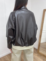 BOMBER ECO TRAMA INTRECCIATA BOTTEGA MORO SUSY MIX