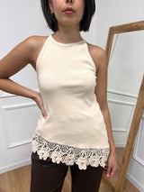 CANOTTA COSTINE PIZZO ASIMMETRICO BURRO SUSY MIX