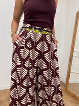 PANTALONE VITA ALTA PALAZZO FANTASIA FICO SUSY MIX