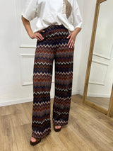 PANTALONE CROCHET FULL LENGHT SANNIE BLU SUSY MIX