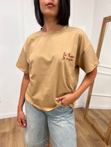 T-SHIRT M/C GIROCOLLO ST. TROPEZ BISCOTTO MOTEL